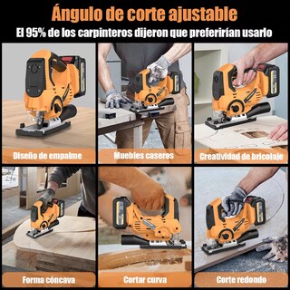 Foto 3 | Foto 3 | Sierra Caladora Inalámbrica Profesional De Litio Eo Safe Imports Esi-15125 Multicolor