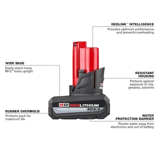 Foto 3 | Foto 3 | Herramienta Eléctrica Milwaukee M12 Roja De Litio De Alto Rendimiento - Venta Internacional.