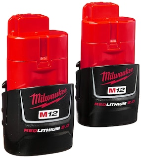 Foto 1 | Foto 1 | Paquete De Baterías Milwaukee M12 Redlithium 2.0 12 V, Paquete De 2 - Venta Internacional.
