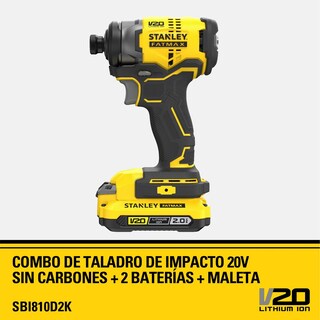 Foto 3 | Foto 3 | Atornillador De Impacto V20 Brushless Stanley Sbi810d2k