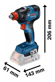 Foto 2 | Foto 2 | Llave de Impacto Bosch Gdx 18v-200 Brushless