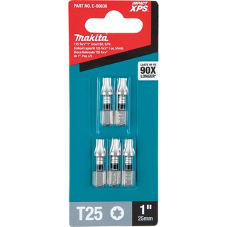 Foto 3 | Foto 3 | Broca De Inserción Makita E-00636 Impact Xps™ T25 Torx 1, 5/pack - Venta Internacional.