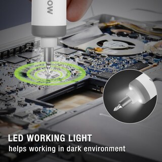 Foto 3 | Foto 3 | Juego De Destornilladores Eléctricos Inalámbricos Recargables Workpro 4v - Venta Internacional.