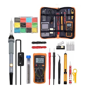 Foto 1 | Foto 1 | Kit de Soldador BELUG color Naranja Electrónica 60W Ajustable