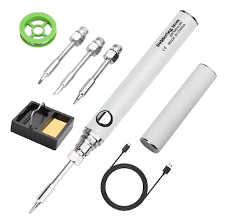 Foto 1 | Foto 1 | Soldador Inalámbrico Portátil Recargable Usb Con 3 Puntas Blanco