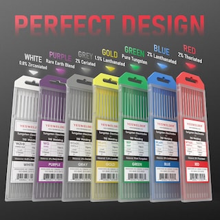 Foto 6 | Foto 6 | Electrodo De Tungsteno Para Soldadura Tig Yeswelder Con Un 0,8% De Circonio, 1/8 X 175 Mm, Paquete De 10 - Venta Internacional.