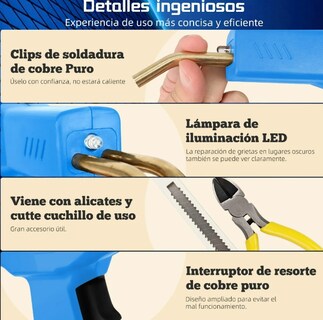 Foto 2 | Foto 2 | Xtellar Kit De Soldadura De Plástico Premium Para Auto Con Calentamiento Rápido 80w