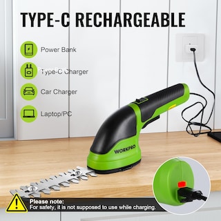Foto 6 | Foto 6 | Cizalla De Césped Y Recortadora De Arbustos Inalámbrica Workpro 2 En 1 - Venta Internacional.