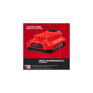 Foto 2 | Foto 2 | Batería Craftsman V 20 de Iones de Litio 2.0 Ah Paquete de 2 - Venta Internacional