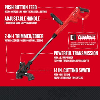Foto 3 | Foto 3 | Recortadora De Hilo Craftsman Weedwacker Cmest913, 6.5 A, 14 Pulgadas - Venta Internacional.