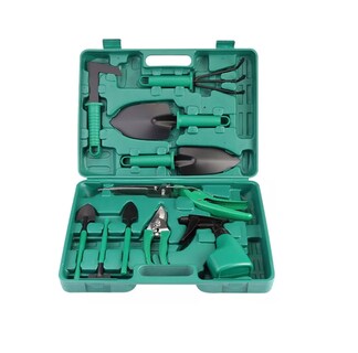 Foto 1 | Foto 1 | Juego de Herramientas de Jardinería Belug 10 Piezas color Verde con Negro