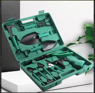 Foto 2 | Foto 2 | Juego de Herramientas de Jardinería Belug 10 Piezas color Verde con Negro