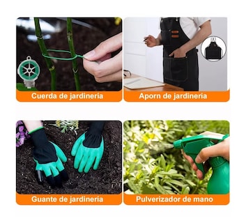 Foto 2 | Foto 2 | Kit Manual de Herramientas Belug para Jardín 11 Piezas