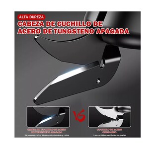 Foto 4 | Foto 4 | Tijeras Eléctricas Recargable Inalámbrica Para Cortar Cartón Negro Rojo