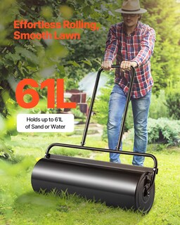 Foto 2 | Foto 2 | Rodillo Para Césped Vevor, 61 L, Lleno De Arena O Agua, Con Tapón Fácil De Girar - Venta Internacional.