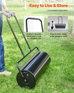 Foto 3 | Foto 3 | Rodillo Para Césped Vevor, 61 L, Lleno De Arena O Agua, Con Tapón Fácil De Girar - Venta Internacional.