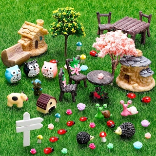 Foto 1 | Foto 1 | Figuras De Animales Skylety En Miniatura Para Accesorios De Jardín, 64 Unidades - Venta Internacional.