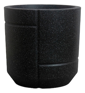 Foto 1 | Foto 1 | Jauz Improvement Maceta Minimalista Lineal Esfera Blanca Interior Exterior Color Negro (mod. J0065)