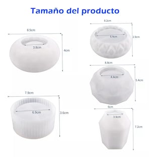 Foto 2 | Foto 2 | Moldes Pequeñas Jardineras Moldes Para Maceta Plantas 5 Pzs, Blanco
