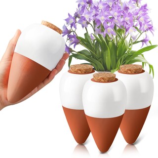 Foto 1 | Foto 1 | Globos De Riego Automático Ollas Con Forma De Espigas De Terracota, Paquete De 4 Unidades - Venta Internacional.