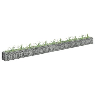 Foto 2 | Foto 2 | Jardinera Gabion Vidaxl De Acero Galvanizado, 450 X 30 X 30 Cm - Venta Internacional.
