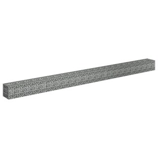 Foto 4 | Foto 4 | Jardinera Gabion Vidaxl De Acero Galvanizado, 450 X 30 X 30 Cm - Venta Internacional.