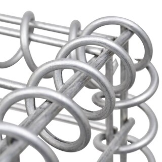 Foto 7 | Foto 7 | Jardinera Gabion Vidaxl De Acero Galvanizado, 450 X 30 X 30 Cm - Venta Internacional.