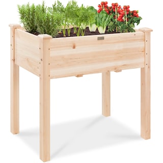 Foto 1 | Foto 1 | Cama De Jardín Elevada Best Choice Products, 34 X 18 X 30 Pulgadas, Natural - Venta Internacional.
