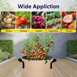 Foto 7 | Foto 7 | Bolsas Para Cultivo De Plantas Ipower, Tela No Tejida De 7 Galones, Paquete De 5 Unidades, Color Can - Venta Internacional.