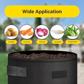 Foto 6 | Foto 6 | Bolsas Para Cultivo De Patatas Ipower, 10 Galones, Paquete De 5, Con Asa Y Ventana - Venta Internacional.