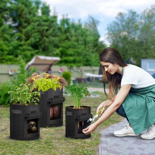 Foto 7 | Foto 7 | Bolsas Para Cultivo De Patatas Ipower, 10 Galones, Paquete De 5, Con Asa Y Ventana - Venta Internacional.