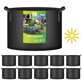 Foto 1 | Foto 1 | Grow Bags Ipower, Paquete De 10 Unidades, Tela No Tejida De 95 Litros Con Asa, 25 Ga - Venta Internacional.