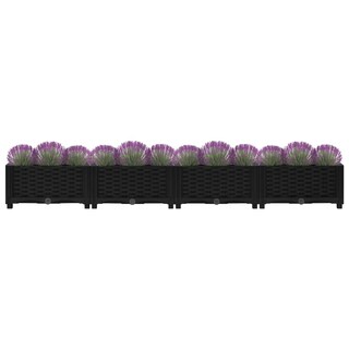 Foto 3 | Foto 3 | Maceta De Jardín Con Cama Elevada Vidaxl, Polipropileno Negro, 63 Cm - Venta Internacional.