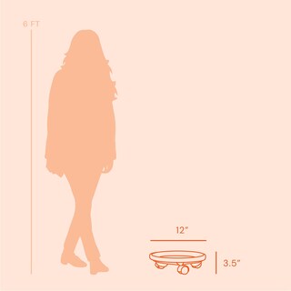 Foto 6 | Foto 6 | Maceta Redonda Caddy Bloem Con Ruedas, 12 Pulgadas, Plástico Negro, 34 Kg - Venta Internacional.