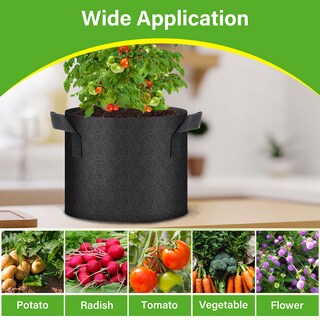 Foto 6 | Foto 6 | Bolsas De Cultivo Healsmart Nonwoven De 5 Galones Paquete De 6 Unidades Para Jardín - Venta Internacional.