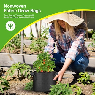 Foto 7 | Foto 7 | Bolsas De Cultivo Healsmart Nonwoven De 5 Galones Paquete De 6 Unidades Para Jardín - Venta Internacional.