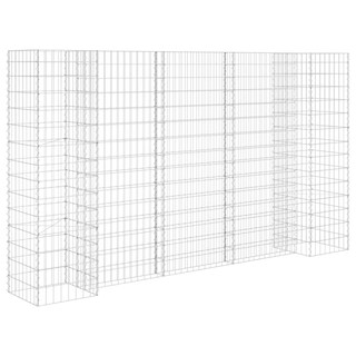 Foto 3 | Foto 3 | Macetero Gabion Vidaxl Alambre De Acero En Forma De H 223 6 X 40 X 150 Cm - Venta Internacional.