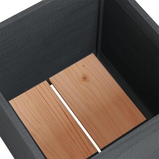 Foto 5 | Foto 5 | Jardinera Vidaxl De Madera Maciza Gris De Pino 50x50x50 Cm - Venta Internacional.