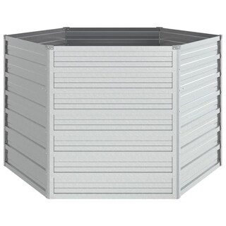 Foto 4 | Foto 4 | Cama De Jardín Elevada Vidaxl Acero Galvanizado Plateado 129 X 77 Cm - Venta Internacional.