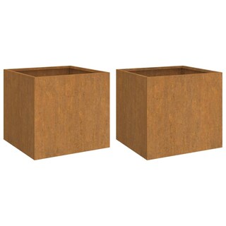Foto 1 | Foto 1 | Maceta de Acero Vidaxl 49 x 47 x 46 cm 2 Piezas - Venta Internacional