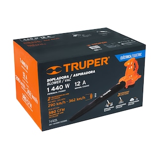 Foto 4 | Foto 4 | Sopladora/Aspiradora Eléctrica Truper color Naranja con Bolsa Recolectora 1,440W