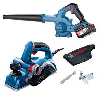 Foto 1 | Foto 1 | Sopladora 20v Inalámbrica Dc + Cepillo Madera Bosch Gho 700