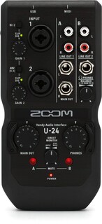 Foto 1 | Foto 1 | Interfaz De Audio Zoom U-24 De 2 Canales, 24 Bits/96 Khz Con 2 Preamplificadores - Venta Internacional.