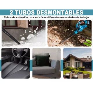 Foto 3 | Foto 3 | Sopladora Inalámbrica Aspiradora Eléctrica 980w 2 Batería Eo Safe Imports Esi-9778 Multicolor