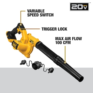 Foto 3 | Foto 3 | Sopladora De Hojas Dewalt 20v Max Dce100b 100m³/h Airflow - Venta Internacional.