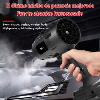 Foto 3 | Foto 3 | Sopladora Aire Inalámbrica Eléctrica Portátil Soplador Hojas Eo Safe Imports Esi-19754 Negro