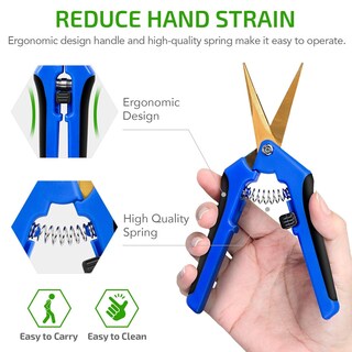 Foto 4 | Foto 4 | Tijera De Podar Manual Ipower De 6.5 Pulgadas Con Cuchillas De Titanio 10 - Venta Internacional.