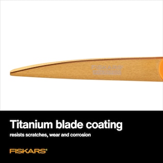 Foto 3 | Foto 3 | Tijeras Shop Fiskars De Titanio Y Acero Inoxidable 23 Cm Color Naranja - Venta Internacional.