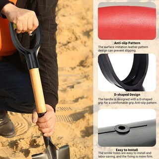 Foto 5 | Foto 5 | Mango De Pala Mromax Shovel D Grip 32 Mm Pvc Amarillo-negro - Venta Internacional.
