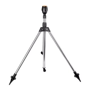 Foto 1 | Foto 1 | Aspersor De Pie Telescópico Con Trípode Rotativo Para Irriga Plata